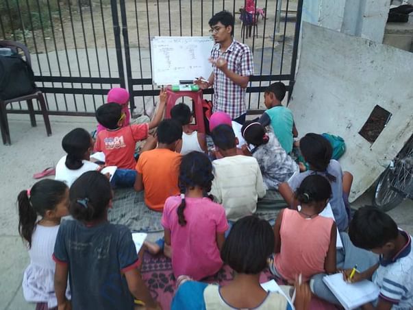 Giving education to underprivileged kids