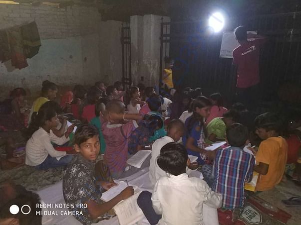 Giving education to underprivileged kids