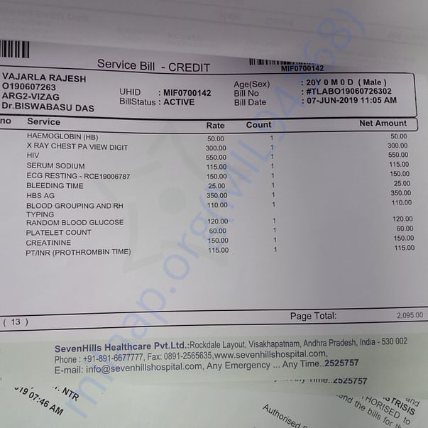 Medical Bill