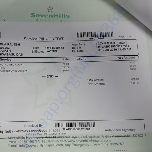 Medical Bill