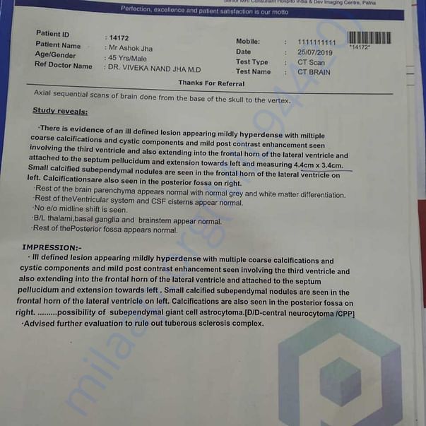 Medical Report