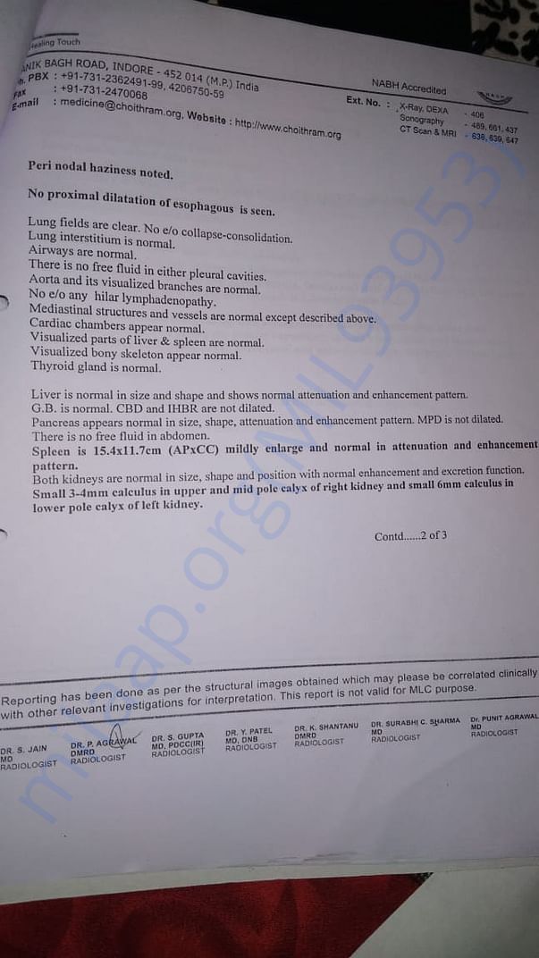 Diagnostic reports