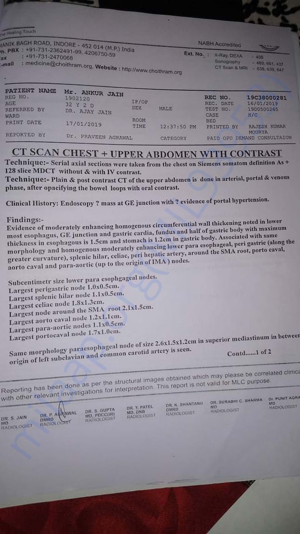 Diagnostic reports