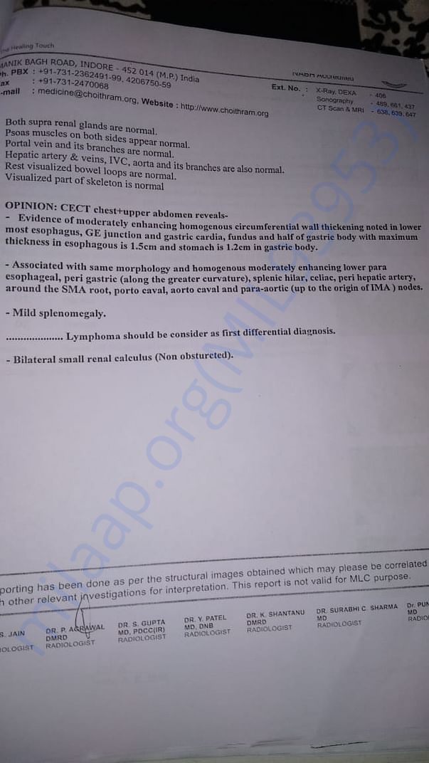 Diagnostic reports