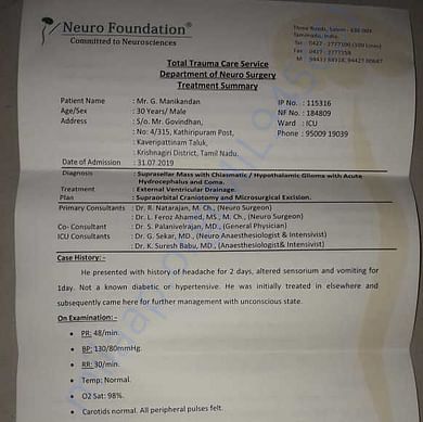 Admission letter