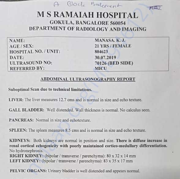 Medical Report