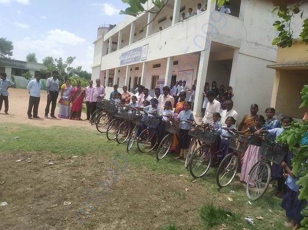 Happy Schools Bicycles given for Girl Students