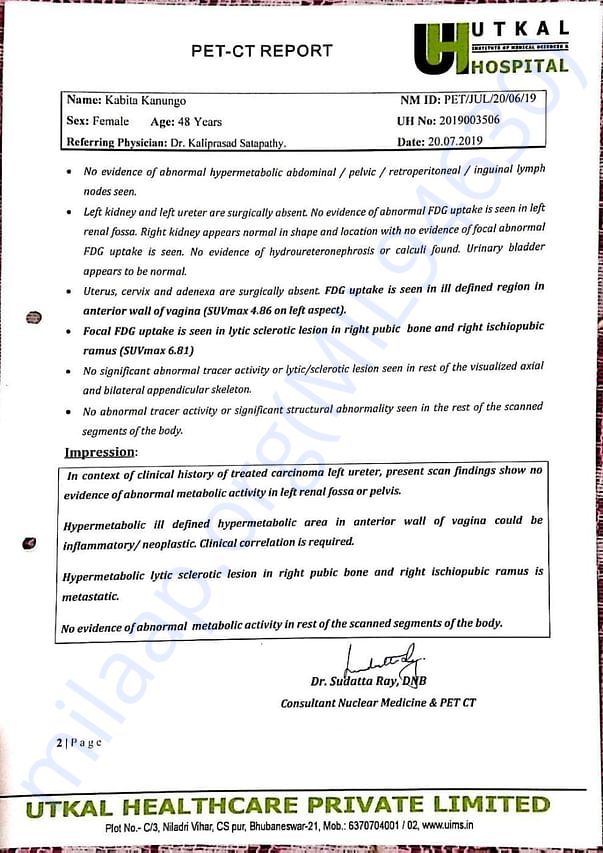 PET-CT Report