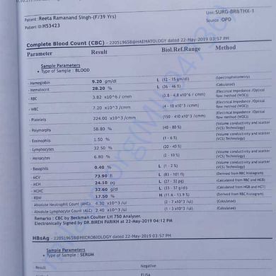 Medical Report