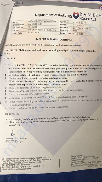 Medical Report