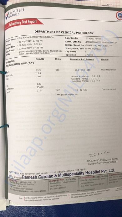 Medical Report