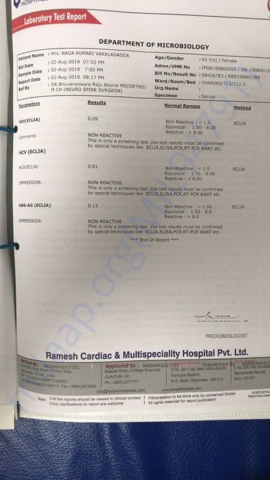 Medical Report