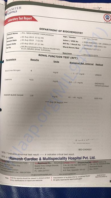 Medical Report