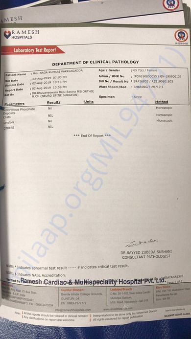 Medical Report