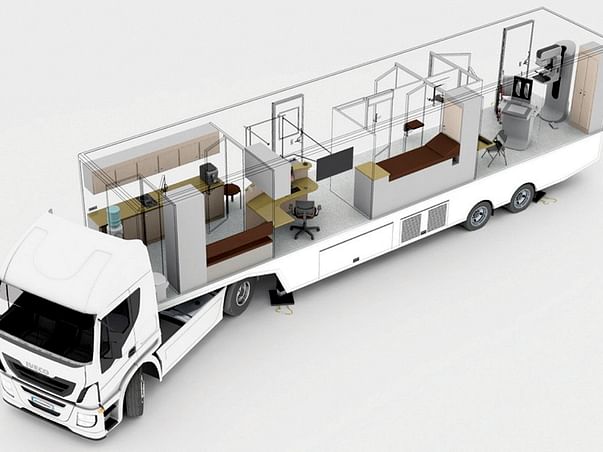 Mobile Mammogram Unit to combat breast cancer in a 30,000 sq. km area
