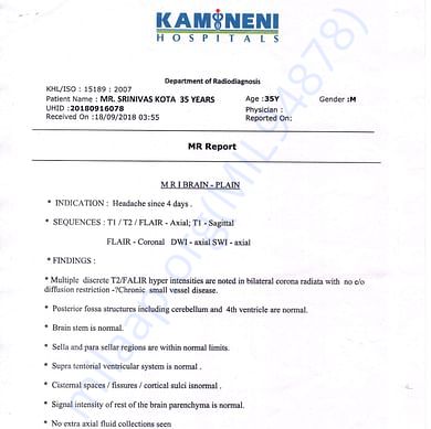 Medical Report