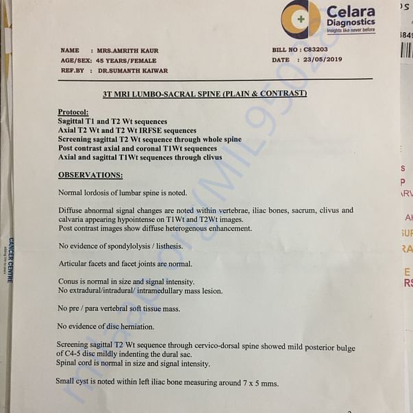 Medical Report
