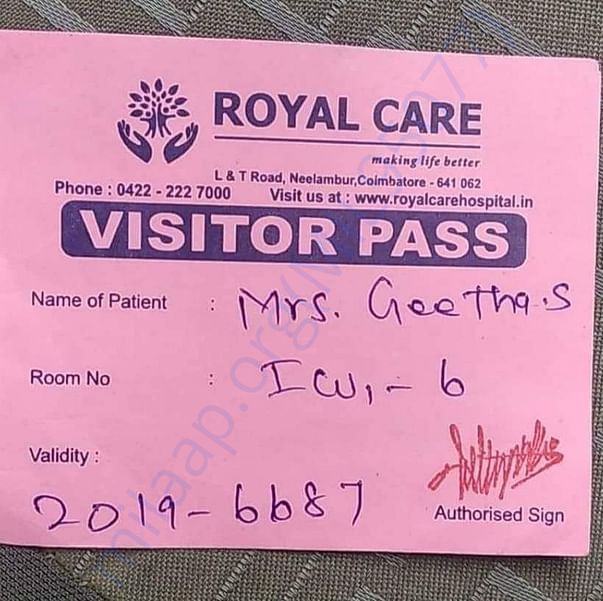 Admission letter