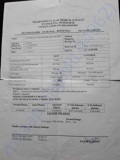 Hospital Report 5
