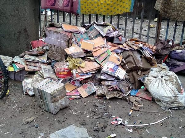 To rebuild Pathshala ki Library, destroyed by Vadodara floods