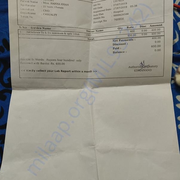Medical Bill