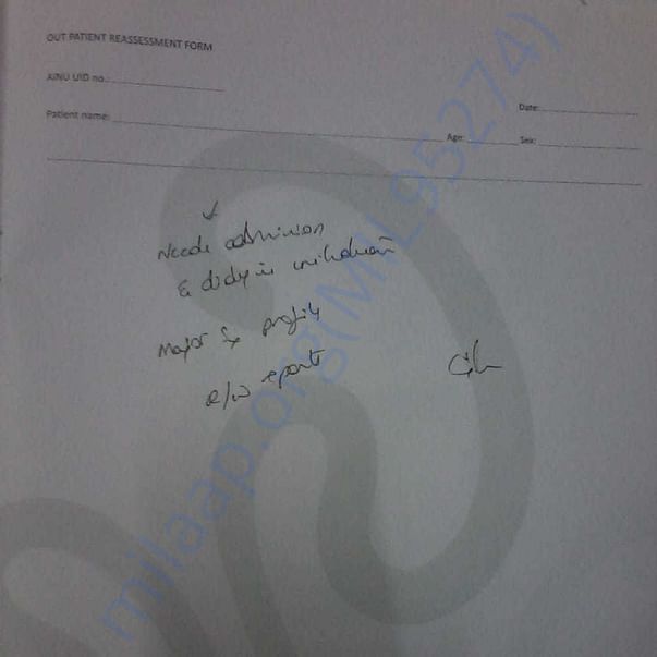 Medical Report
