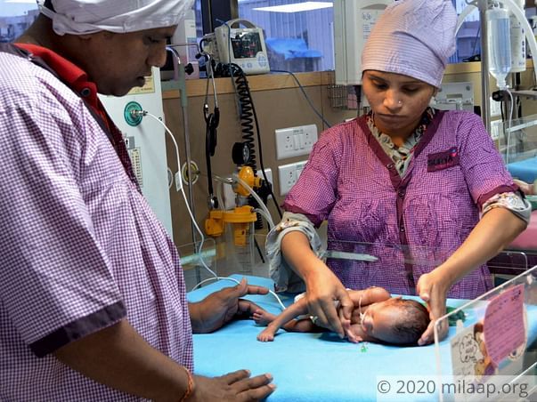 Baby of Samiksha needs your help to survive.