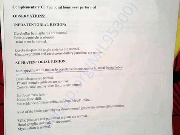 Hospital report