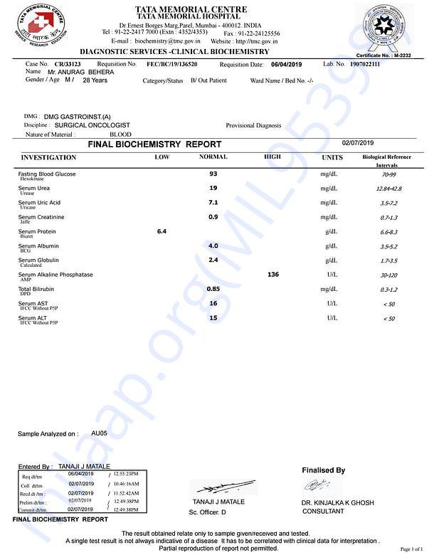 Medical Report