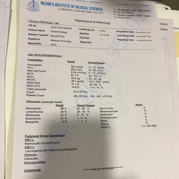 Medical Report