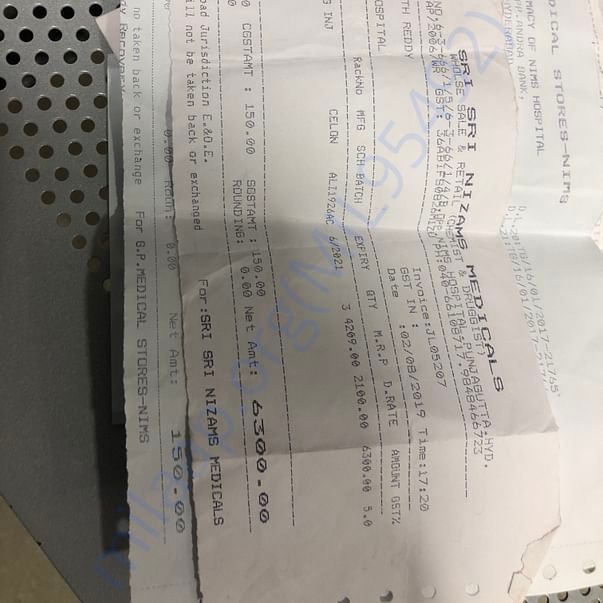 Medical Bill