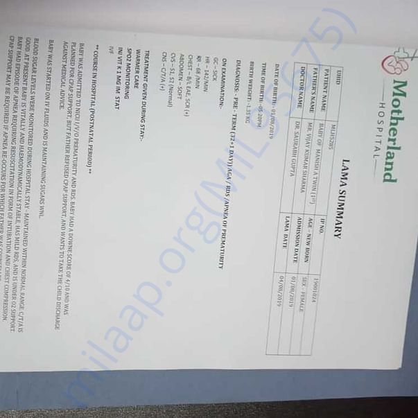 Medical Report