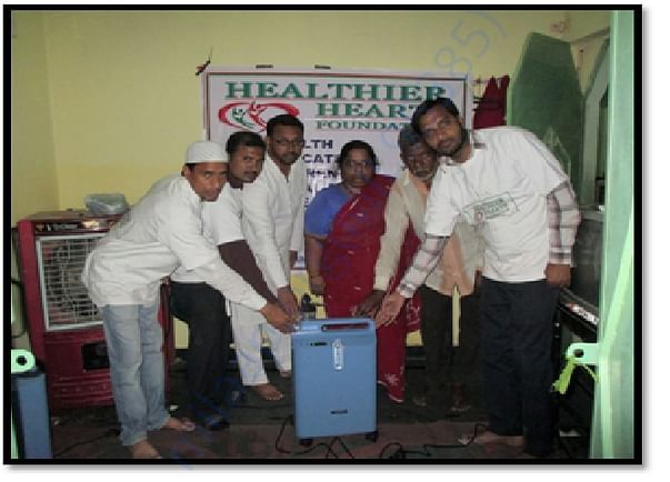 Oxygen Concetrater Donated to COPD Patient