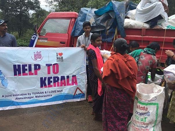 Our material reached @ flood Affected remote area of Waynad dist