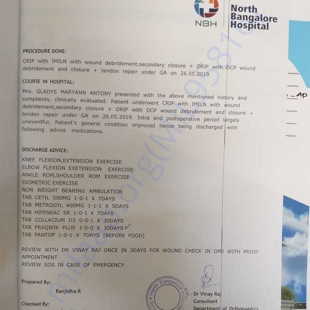 Medical Report