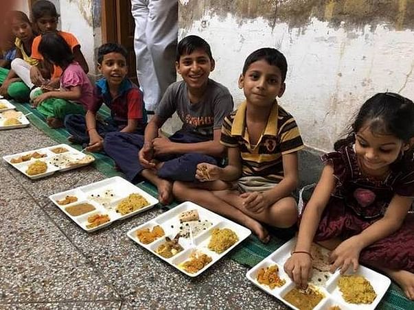 "The rich,to feed the poor"