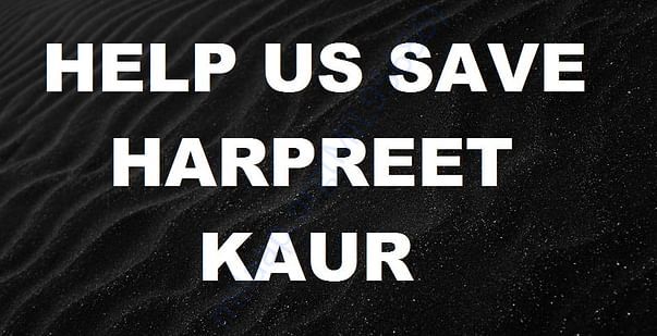 Help us save Harpreet