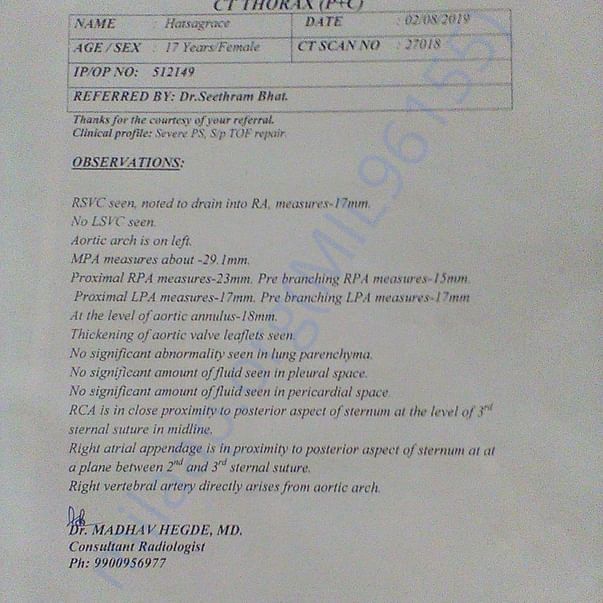 Medical Report