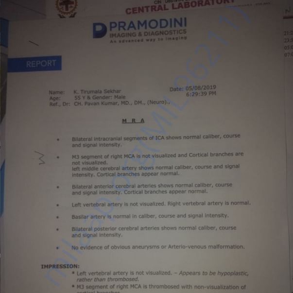 Medical Report