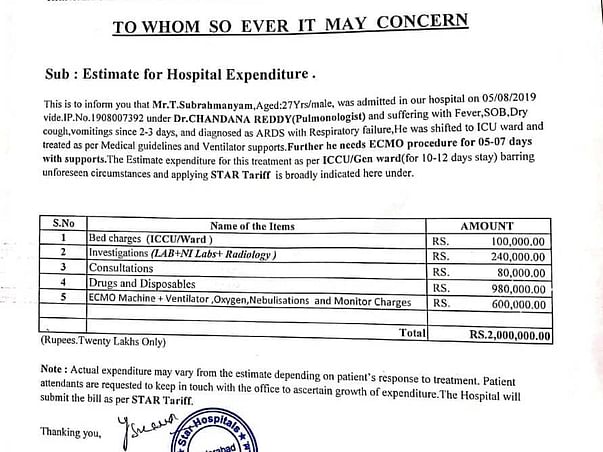Help Subbu to fight with Acute Pneumonia