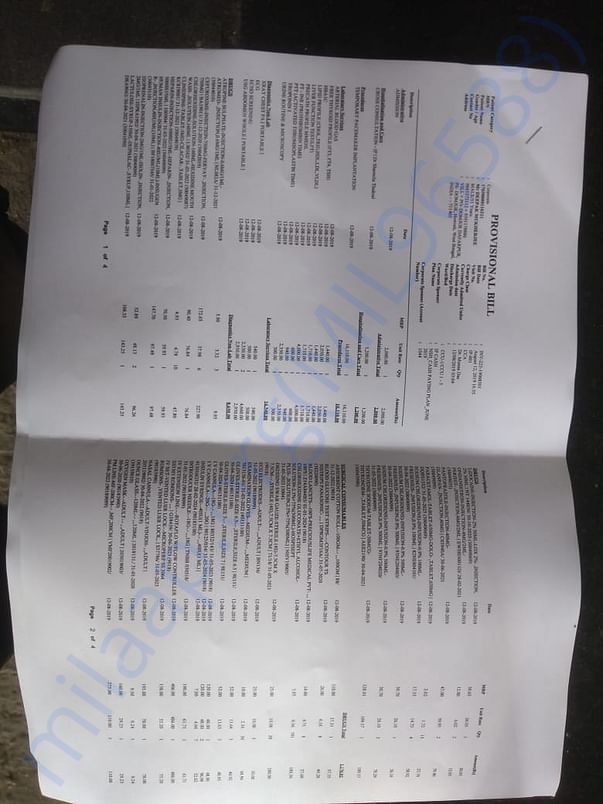 Provisional bill