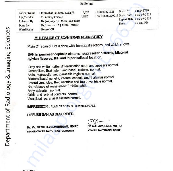 Medical Report