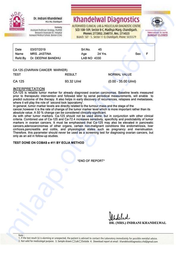 Medical Report