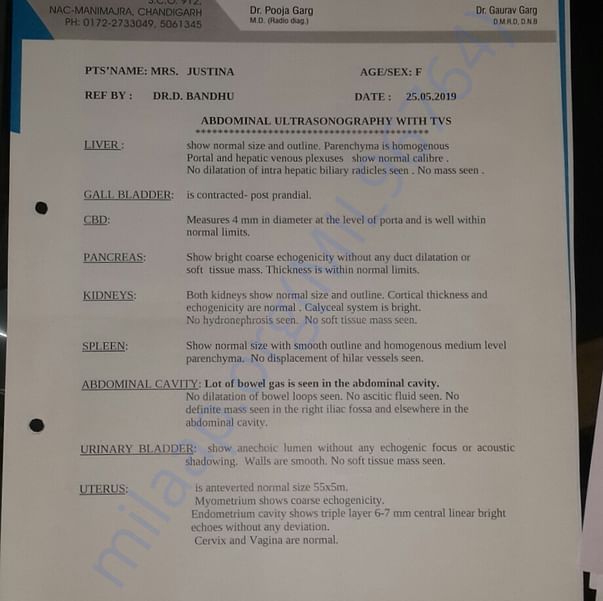 Medical Report