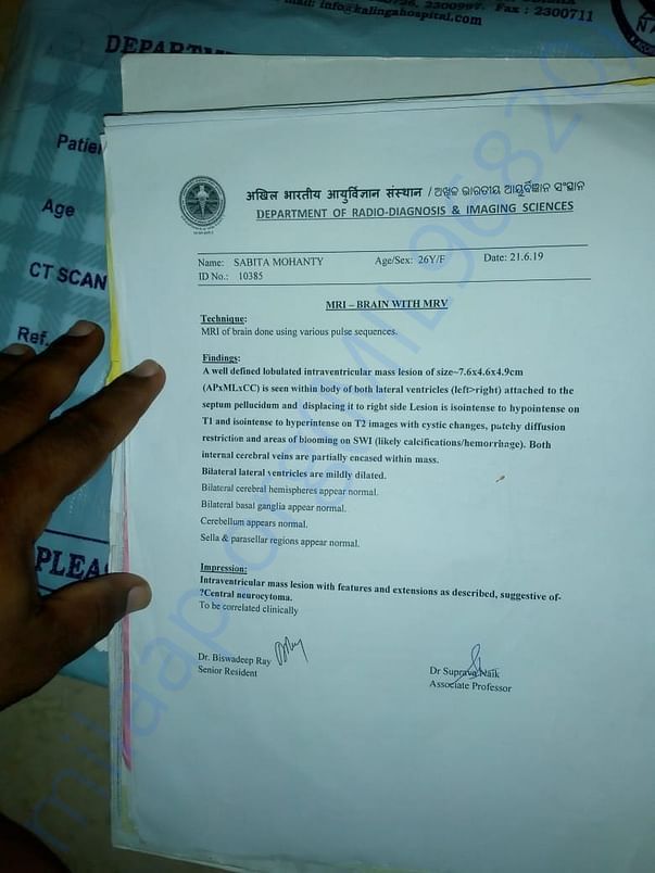 Hospital report