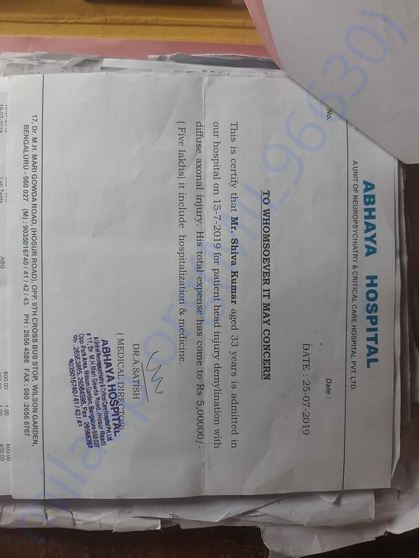 Doctor letter