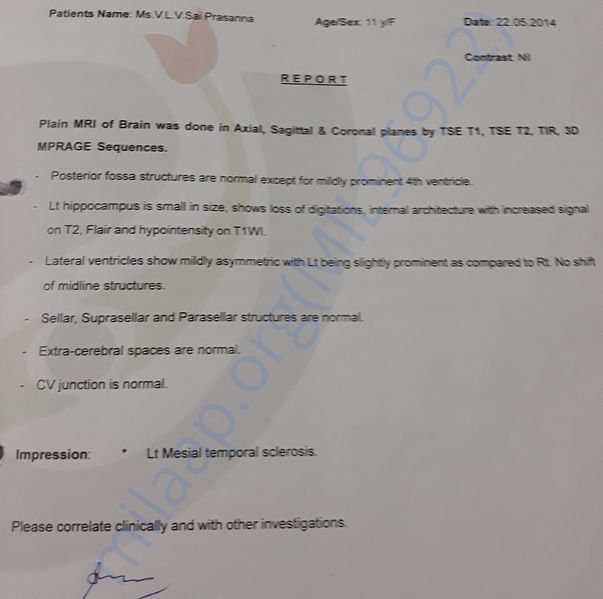 Medical Report