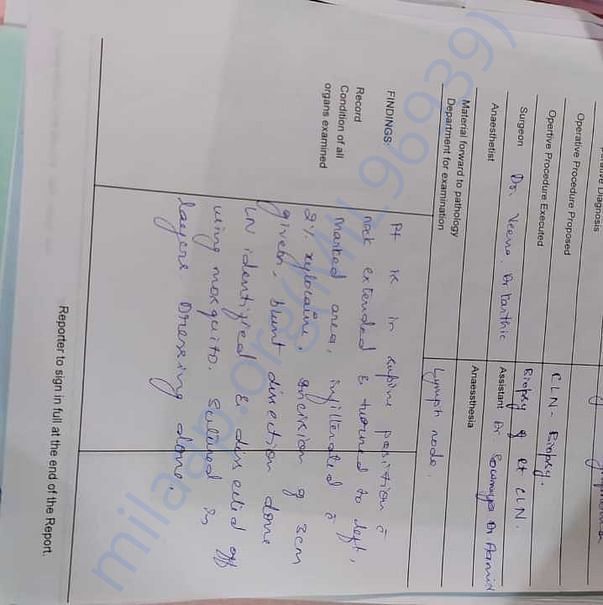 Medical Report