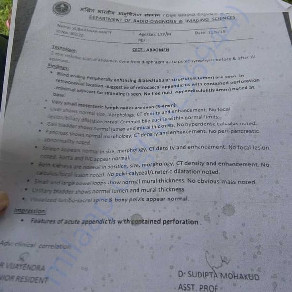 Medical Report