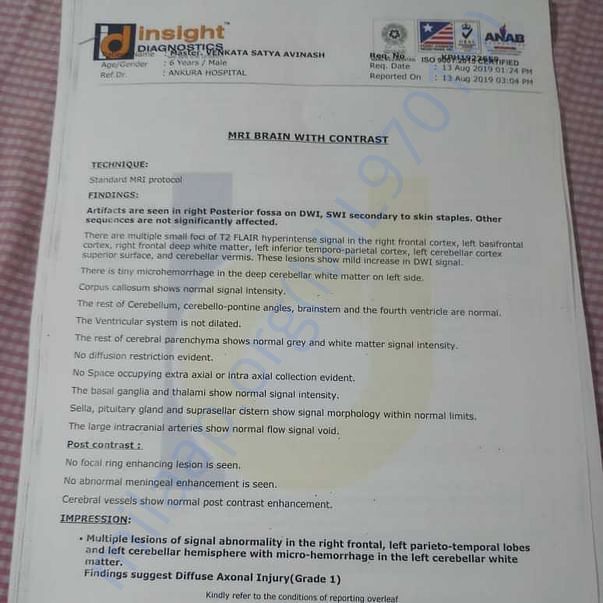 Medical Report